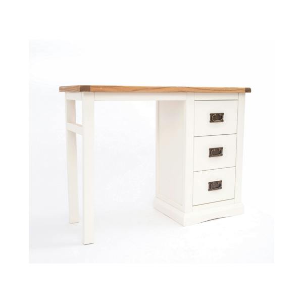 Cabinet Bits Cosenza 3 Drawer Desk - Dressing Table Brass Drop Handle