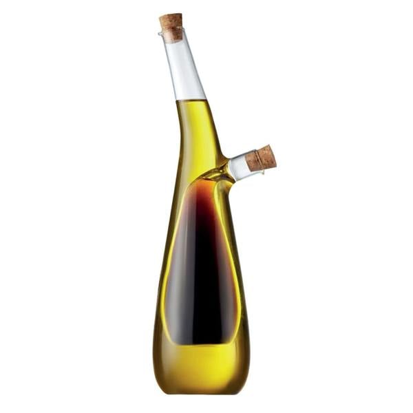 MidOcean Barretin Glass Oil and Vinegar Bottle - Transparent - 