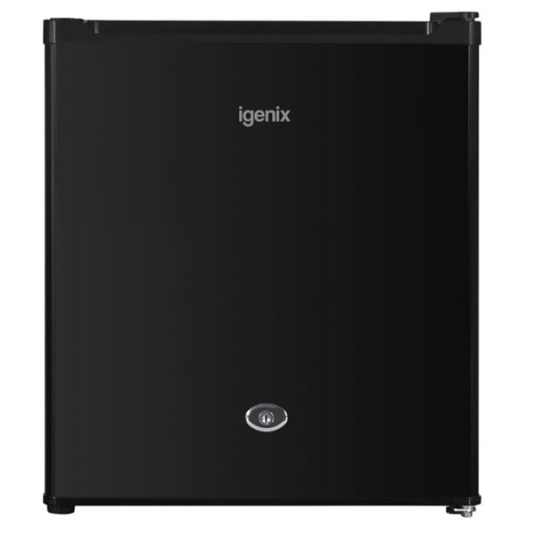 igenix Table Top Freezer with Lockable Door, 33 Litre, Black