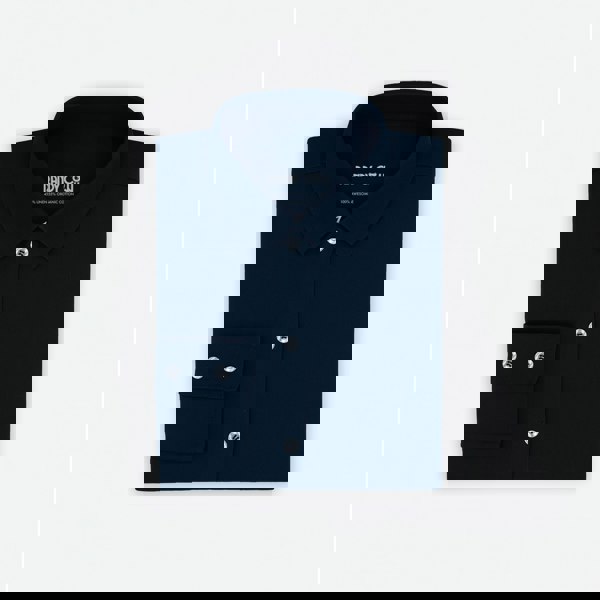 Randy Cow Midnight Breeze - Linen Shirt