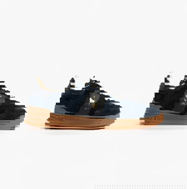 Polo Ralph Lauren Heritage Aera Mens Lace Up Suede Trainer Navy