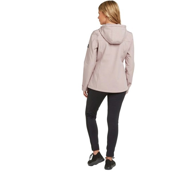 TOG24 Womens/Ladies Keld Hooded Soft Shell Jacket - Dusky Pink