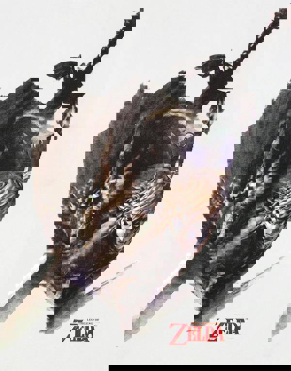 Nintendo Mens White Zelda Short Sleeve Long Leg Pyjama Set