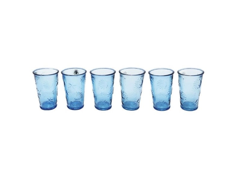 Verano Spanish Ceramics Beyond The Sea Bottle and Tumblers
