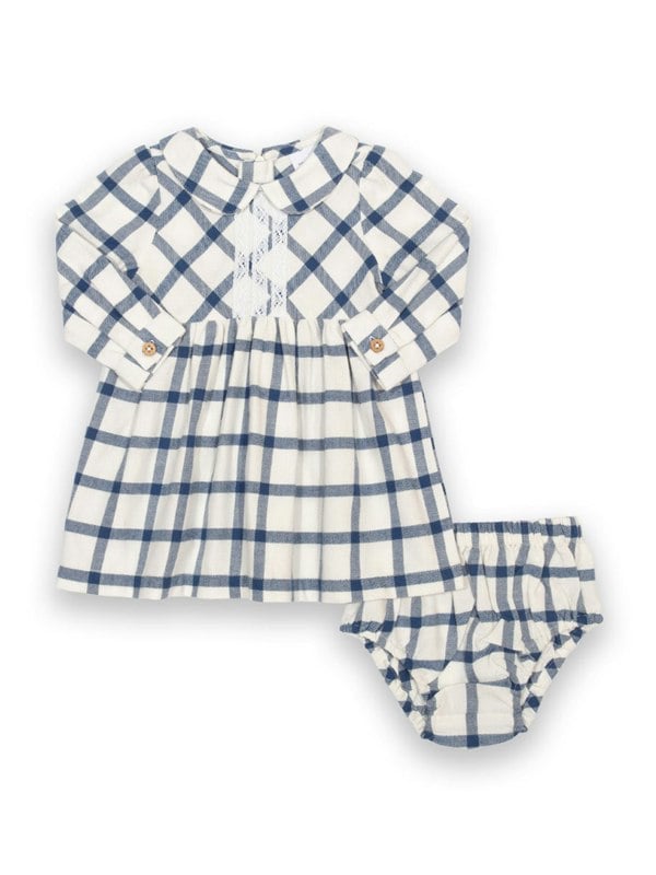 Kite Baby Organic Check Dress And Pants