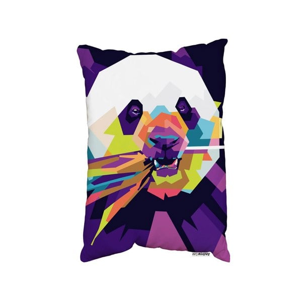 Benjamin Tate Design Colorful Pop Art Of Panda (Outdoor Cushion)