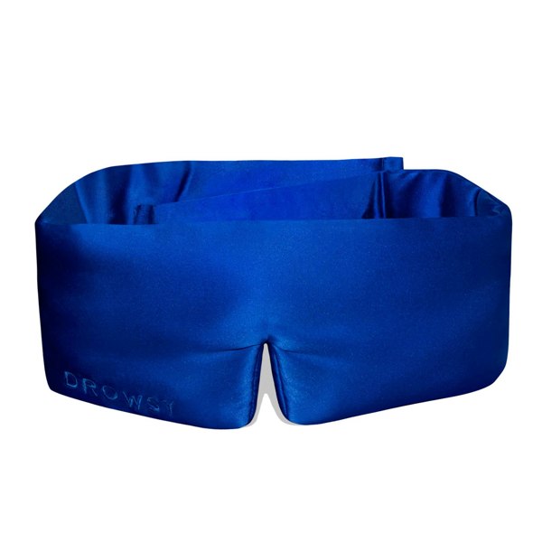 Drowsy Sleep Co Silk Sleep Mask - Royal Blue