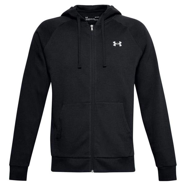 Under Armour Mens Rival Fleece Full Zip Hoodie - Black - 