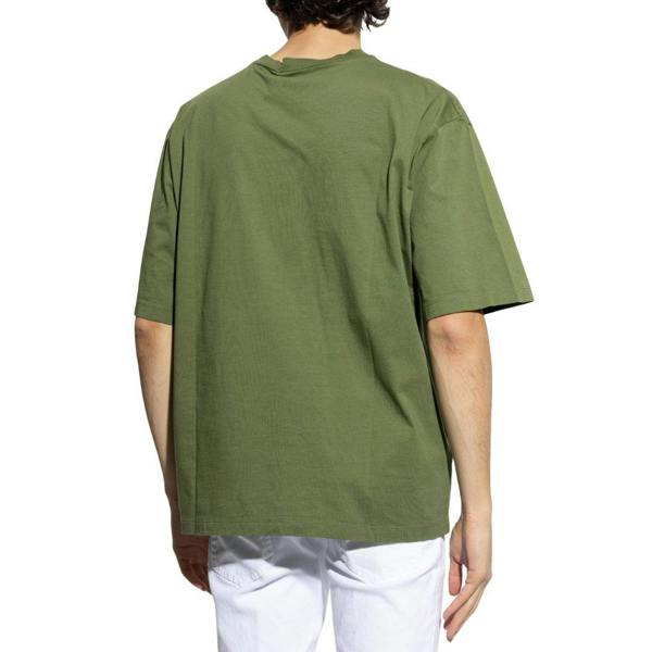 DSquared2 Unisex Adult Logo Cotton Chest Pocket T-Shirt - Sage Green - 