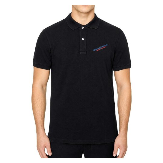 Diesel T-Smith-Ind Black Men's Polo Shirt