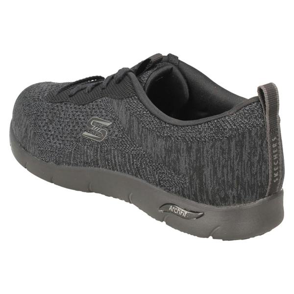 Skechers Ladies Arch Fit Comfort Lace Up Casual Trainers Lavish Wish 104272