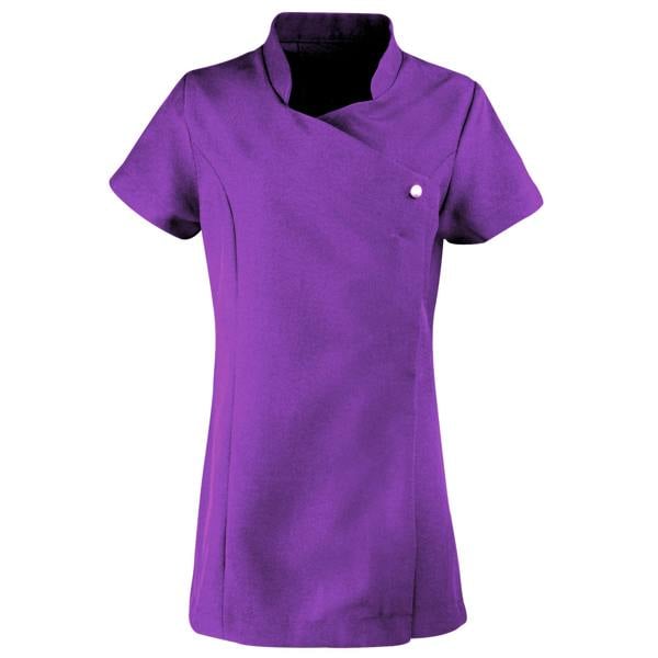 Premier Ladies/Womens *Blossom* Tunic / Health Beauty & Spa / Workwear (Pack of 2) - Purple