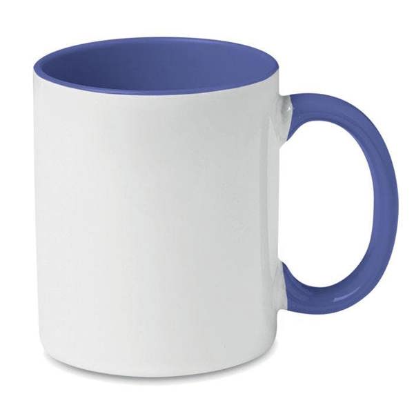 MidOcean Sublimcoly Two Tone Sublimation 300ml Mug - White/Violet - 