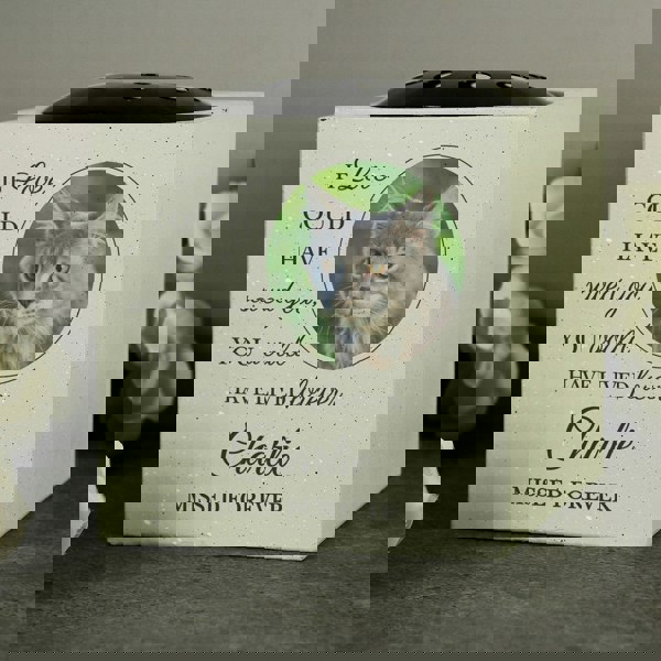 Personalised Memento Company Personalised Pet Photo Upload Memorial Garden Vase