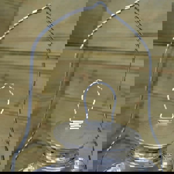 Samuel Alexander 10" Paraffin Hurricane Camping Lantern Light - Silver