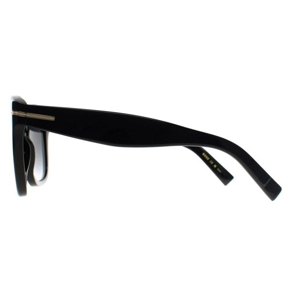 Hugo Boss Sunglasses BOSS 1731/S 807 9O Shiny Black Grey Gradient with Light Mirror