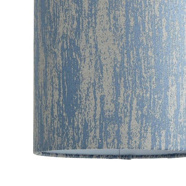 Pagazzi Lighting Canterbury 22cm Blue Jacquard shade