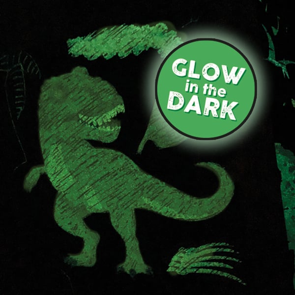  SES Creative Glow in the dark scratch - Dinosaurs