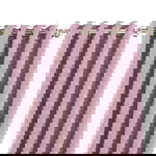 Riva Home Eclipse Blackout Eyelet Curtains - Mauve