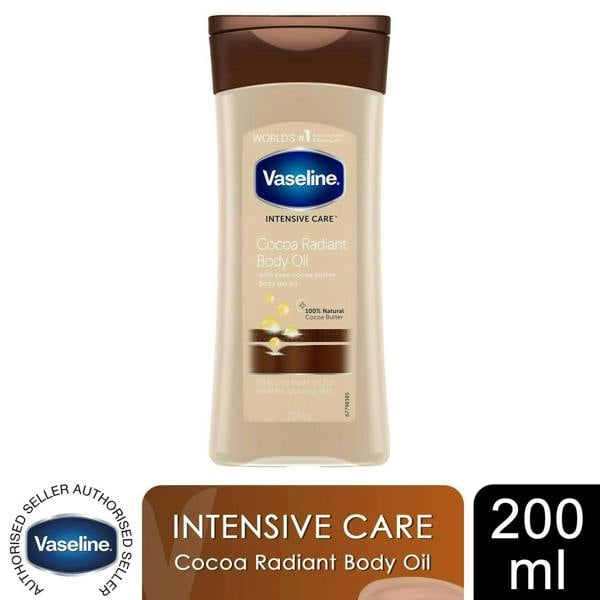 Vaseline Body Gel Oil Intensive Care Cocoa Radiant Cocoa Butter 200ml