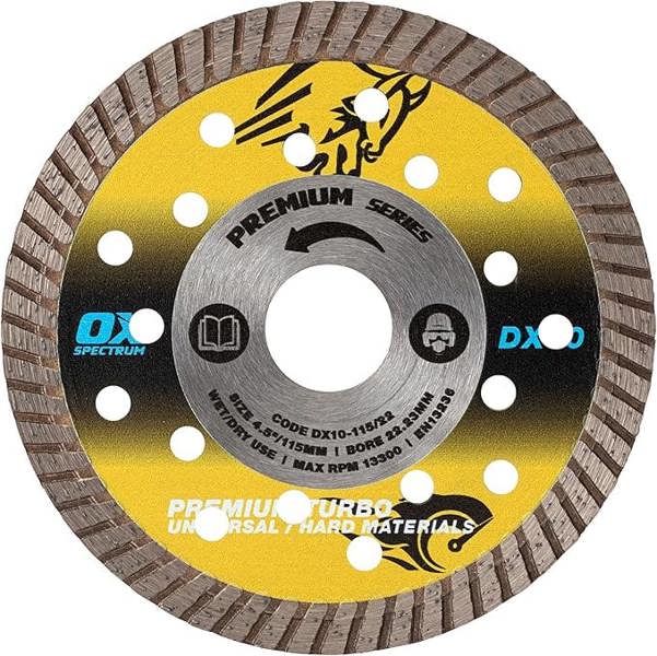OX Spectrum Premium Diamond Blade  Universal-Hard   115-22.23mm