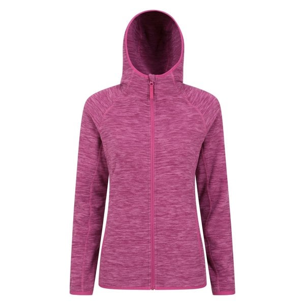 Mountain Warehouse Women's Lleyn II Melange Full Zip Hoodie - Berry