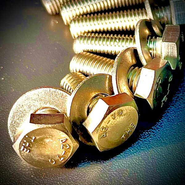 Fixaball M14 Hex Set Screw Bolt Washer A2 304 Stainless
