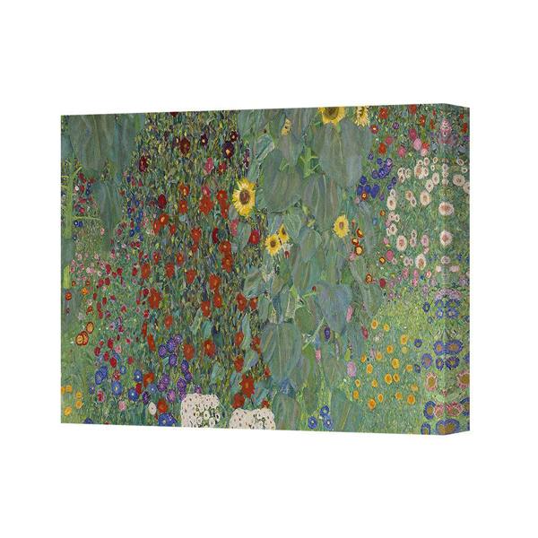 Benjamin Tate Design Monet Style Garden Flowers Canvas Print Wall Art 3574
