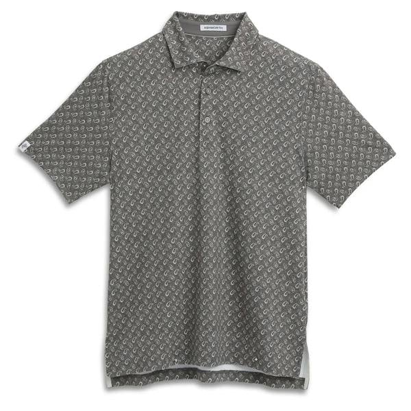 Paisley Polo AM1052 Charcoal