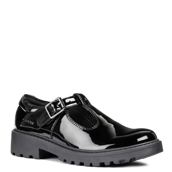 Geox Girls School Buckle J Casey G. E Shoes