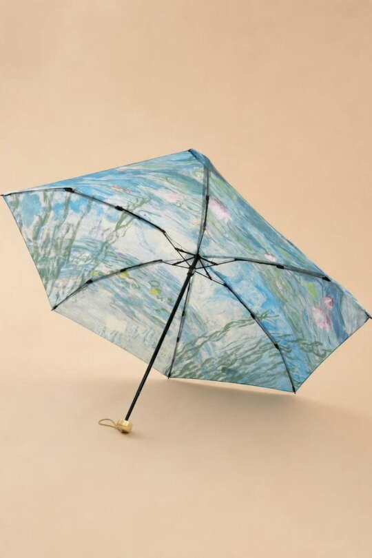 SVNX Monet Water Lillies Umbrella with Travel Case