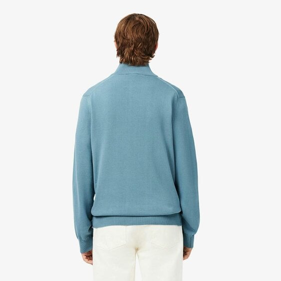 Lacoste AH1980 Quarter Zip Cotton Knit