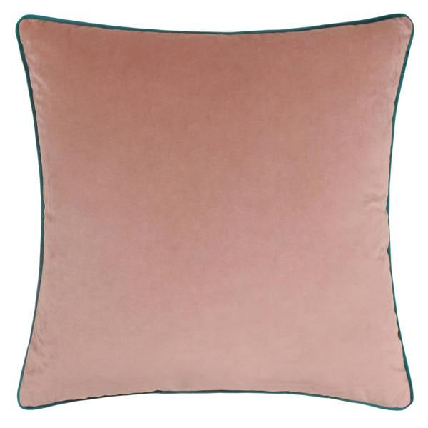 Furn Meridian Velvet Cushion Cover - Blush/Teal - 
