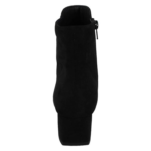 Spot On Ladies Spot On Mid Heel Ankle Boots F51095
