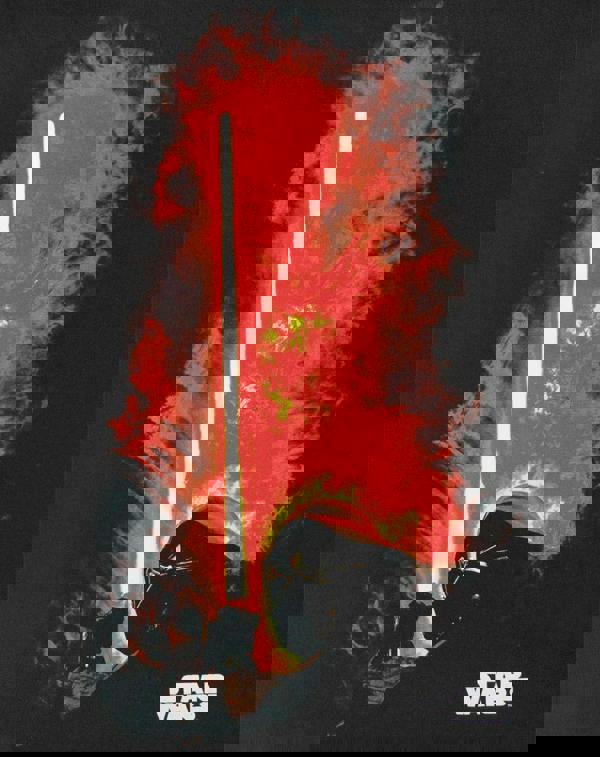 Star Wars Mens Black Darth Vader Short Sleeved T-Shirt