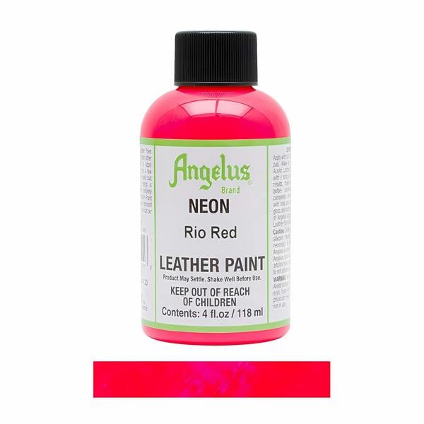Angelus Neon Leather Paint for Sneaker Customs and Shoes 4oz