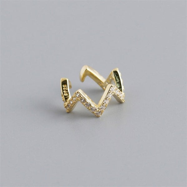 Gold Trip Tidal Ear Cuff