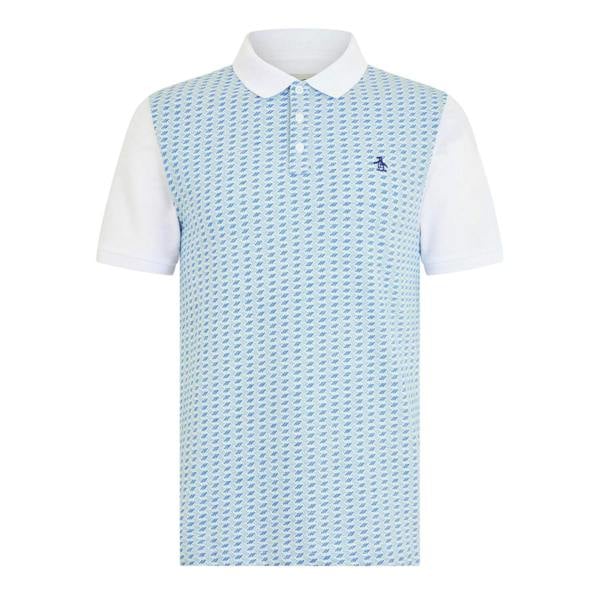 Original Penguin Mens Embroidered Regular Polo Shirt - White - 