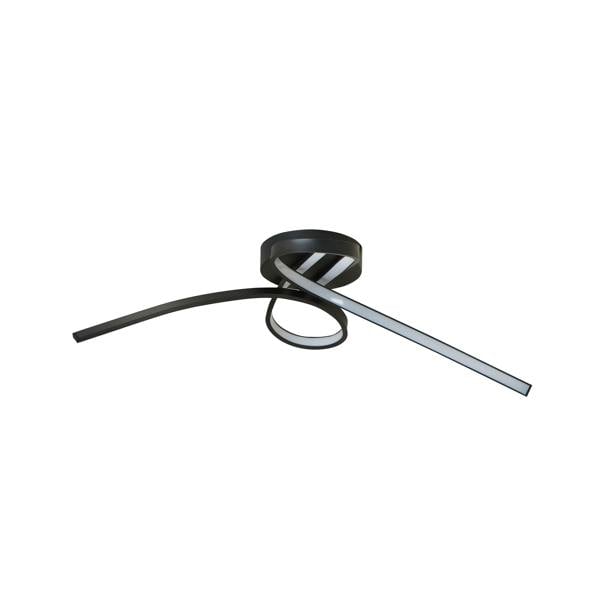 Lighting Collection LED Flush Ceiling Light Black