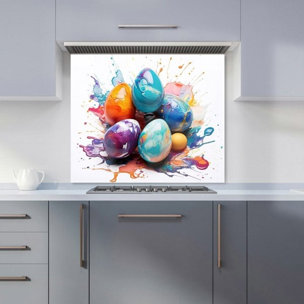 Warren Reed - Designer Watercolor Easter eggs Kitchen Splashback