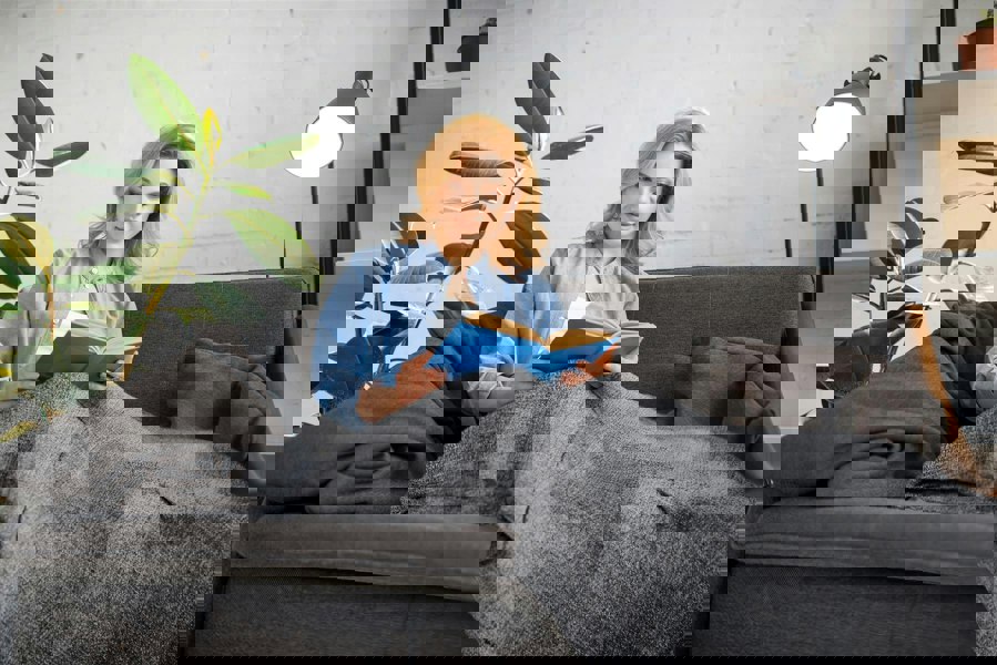 Emma Barclay Darcy Tassel Charcoal Blanket/Throw