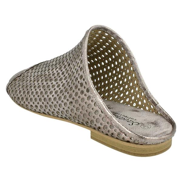Savannah Ladies Savannah Flat Punched Upper Mule Sandals