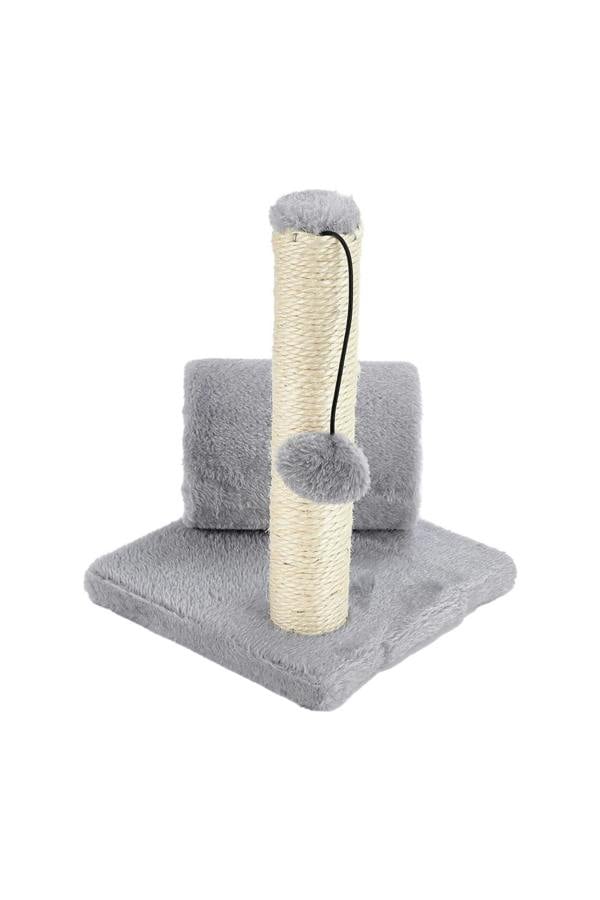 Living and Home Cat Scratching Post with Toys and Tunnel