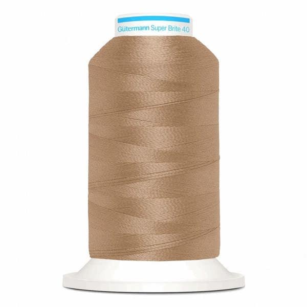 Gutermann Super Brite Polyester 40 Embroidery Thread 1000m Polyester Thread Suitable For Embroidery
