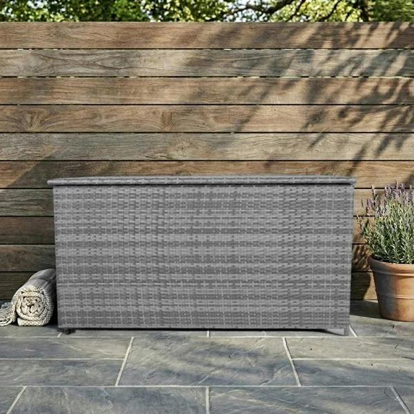 Jardi Rattan Cushion Storage Box 700L - Grey