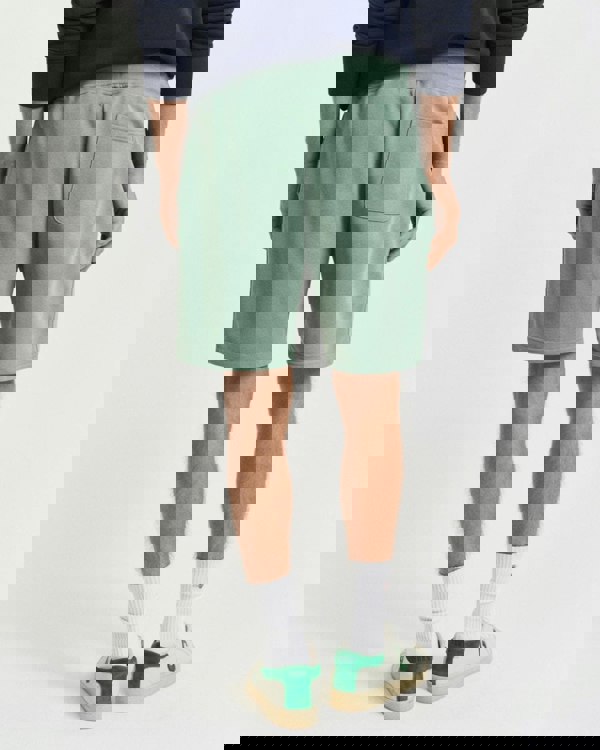 GANT Regular Fit Shield Logo Sweat Shorts - 362 Kalamata Green