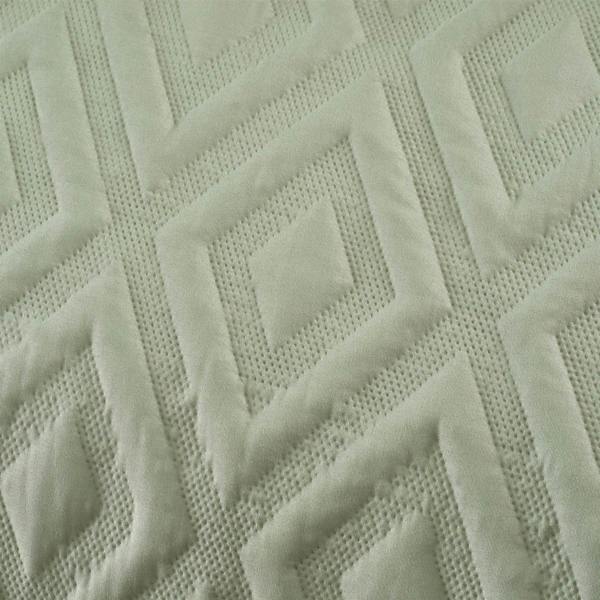 Jacob Geo Sage Green Duvet Cover Set