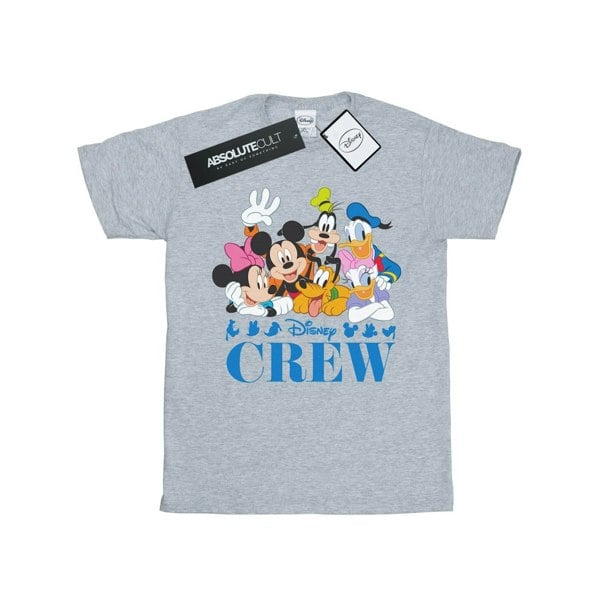 Disney Girls Mickey Mouse Disney Friends Cotton T-Shirt - Sports Grey