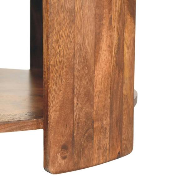 Artisan Furniture Solid Wood Savoy Leather Coffee Table