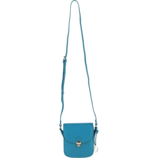 Elegant Leather Crossbody Bag with Twist Lock: y-52